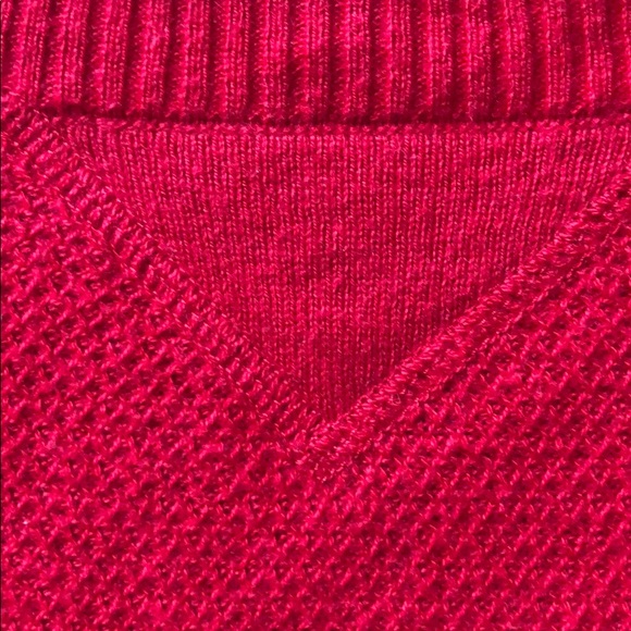 American eagle cotton red knit patterned sweater - Picture 2 of 8
